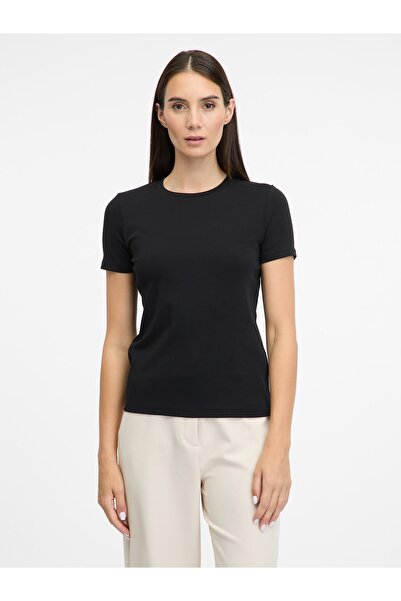 ORSAY Tricou negru de damă cu mânecă scurtă
