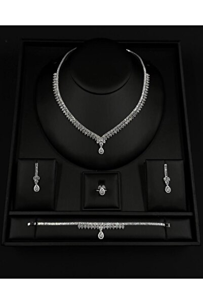 ABAS Zircon Light Jewelry Set