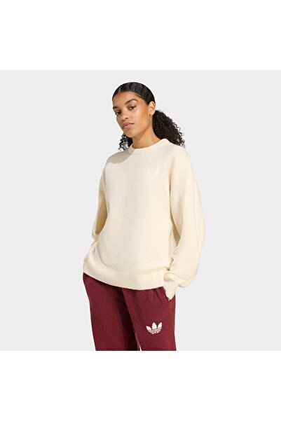 adidas Originals Athletic Dept Kadın Krem Kazak (KF2339)