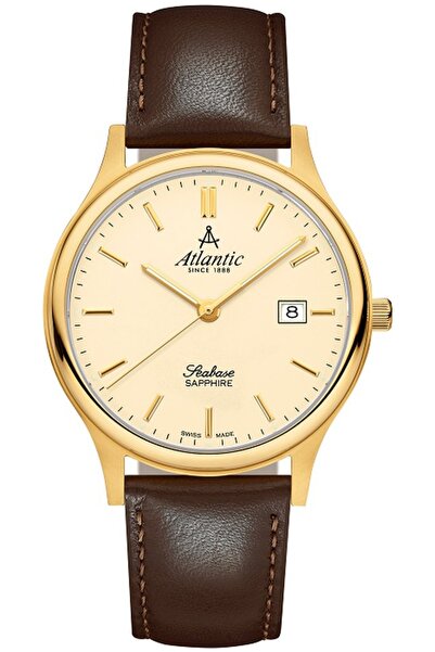Atlantic Ceas bărbătesc 60343.45.91 — maro clasic