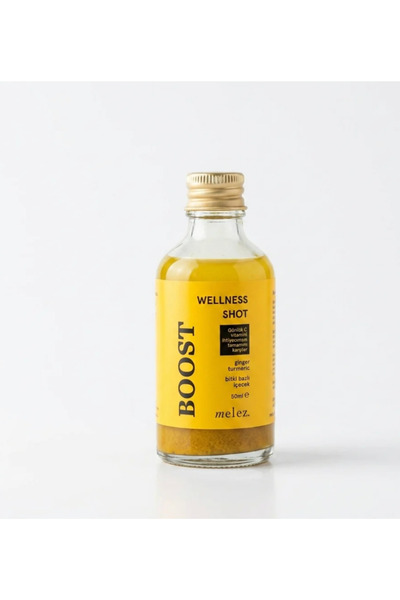 Melez Tea BOOST SHOT 12'li Paket | Zencefil & Zerdeçal Wellness Shot