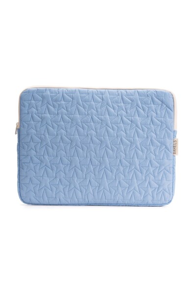 BAHELS Τσάντα Portfolio Star Puffy Blue Star Pattern XL, συμβατή με Macbook κ...