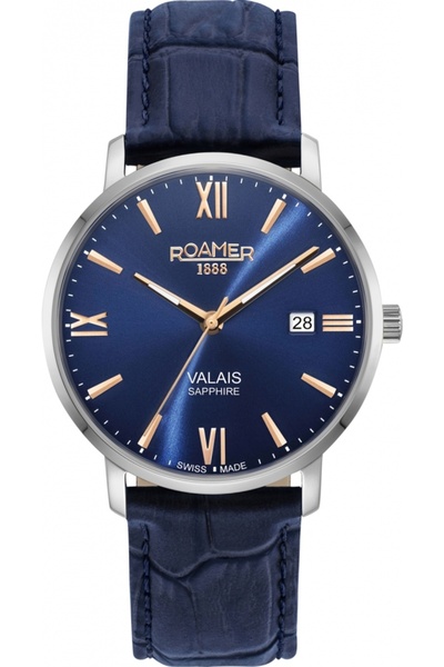 Roamer ceas bărbătesc 958833 41 43 05, bleumarin clasic, pentru cupluri