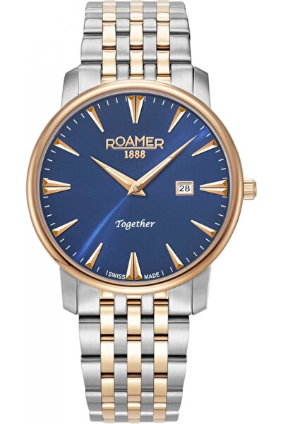 Roamer Ceas bărbătesc 992857 49 45 50, albastru, clasic, pentru cupluri.