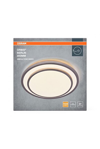 Osram Plafonieră LED Orbis Berlin 300 16W 2000lm 3000K 30 cm Argintiu