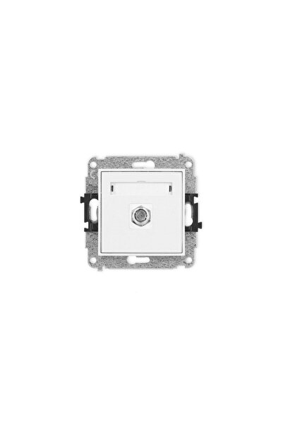 KARLIK ICON Tip unic F (SAT) Mecanism mufă antenă placat cu nichel alb IGF-1
