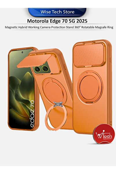 Wtech Motorola Edge 70 5G 2025 Magnetic Hybrid Working Camera Protection Stan...