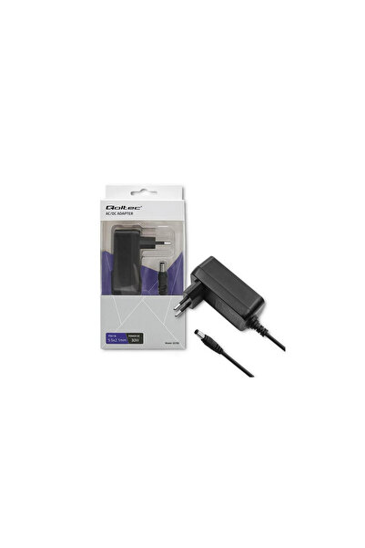 Qoltec Adaptor de priză 30W |   15V |   2A |   5,5* 2.1