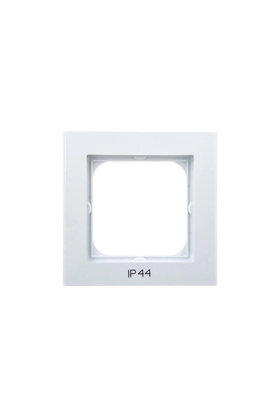 OSPEL Sonata ramă unică pentru conectori IP-44 alb (RH-1R/00)