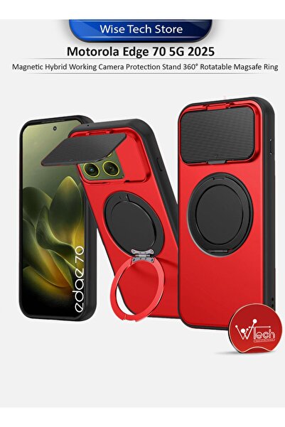 Wtech Motorola Edge 70 5G 2025 Magnetic Hybrid Working Camera Protection Stan...