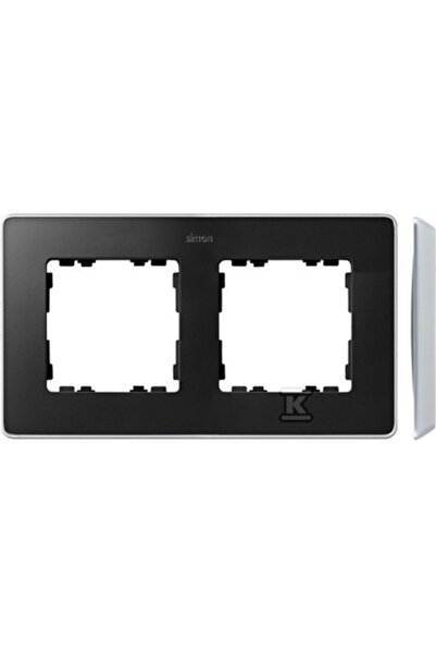 Kontakt-Simon Simon Detail 82 Selectare detaliu cadru dublu - Metal grafit / ...