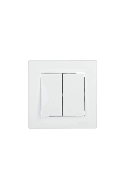 Schneider Electric Buton dublu Aspora alb (EPH1100321)