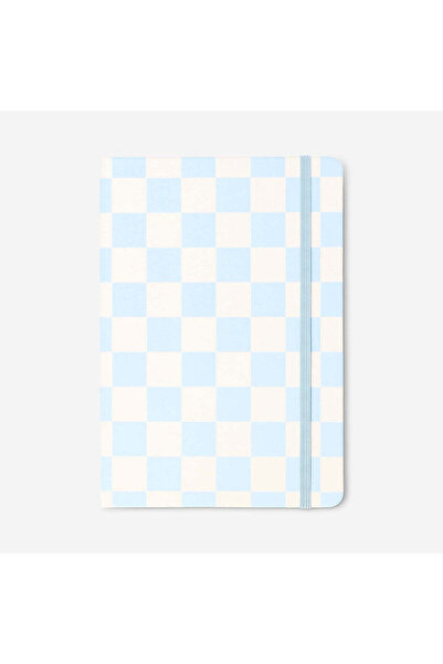 Flying Tiger Copenhagen Mavi Kareli A5 Defter