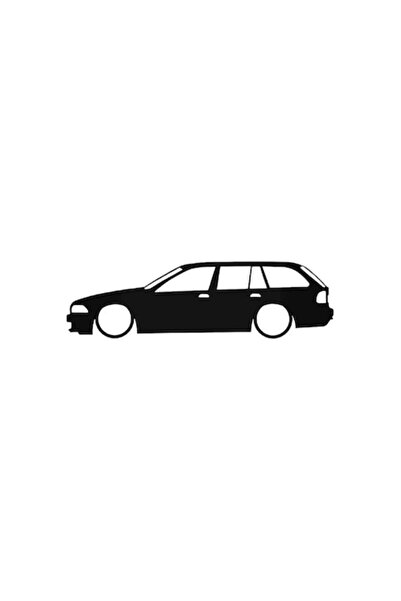 Oracal Αυτοκόλλητο x2, BMW e39 Touring, Μαύρο, 20εκ.