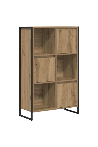 vidaxl Dulap pentru cărți Stejar artizanal 68 x 30 x 108.5 cm
