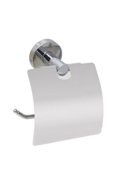 Ermetiq Stylish ER-J533 Toilet Paper Holder, with cover, Stainless Steel
