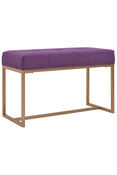 vidaxl Bancă, violet, 80 cm, catifea