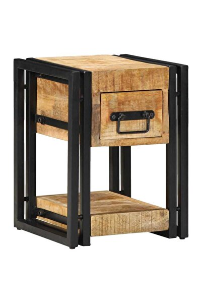 vidaxl Dulap de noapte 2 pcs Maro 30 x 30 x 40 cm Lemn masiv de mango