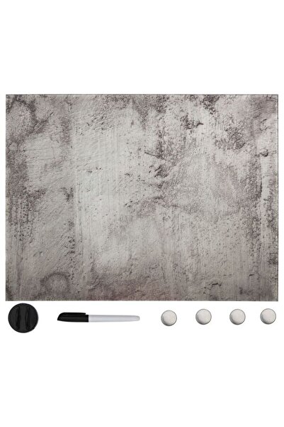 vidaxl Tablă magnetică de perete, 80 x 60 cm, sticlă