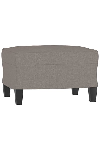 vidaxl Taburet, gri taupe, 60x50x41 cm, material textil