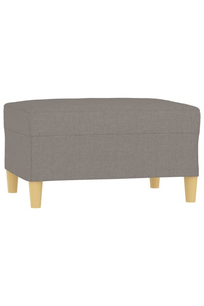 vidaxl Taburet, gri taupe, 70x55x41 cm, material textil