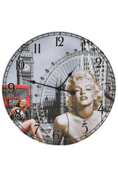 vidaxl Ceas de perete vintage 60 cm