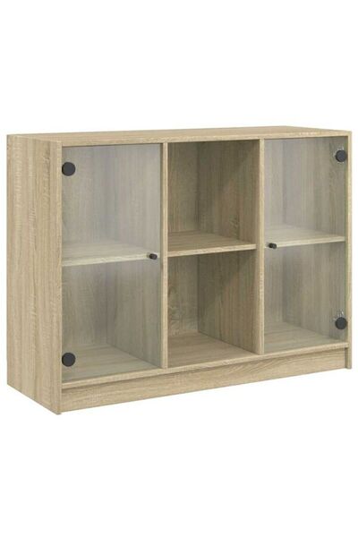vidaxl Comodă, stejar Sonoma, 102 x 37 x 75.5 cm, lemn prelucrat
