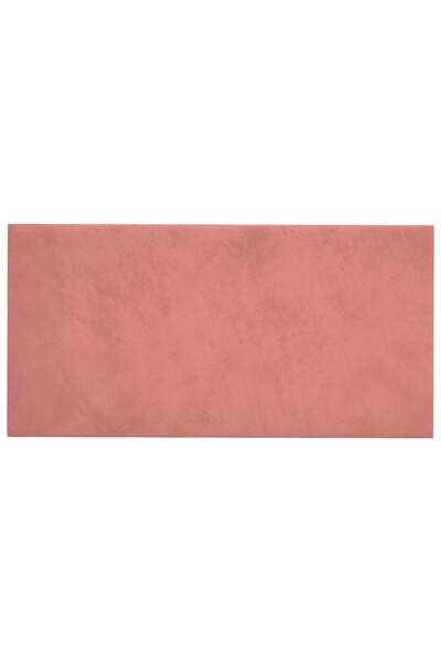 vidaxl Tăblie de Pat pentru Perete 12 pcs Roz 30 x 15 cm Catifea