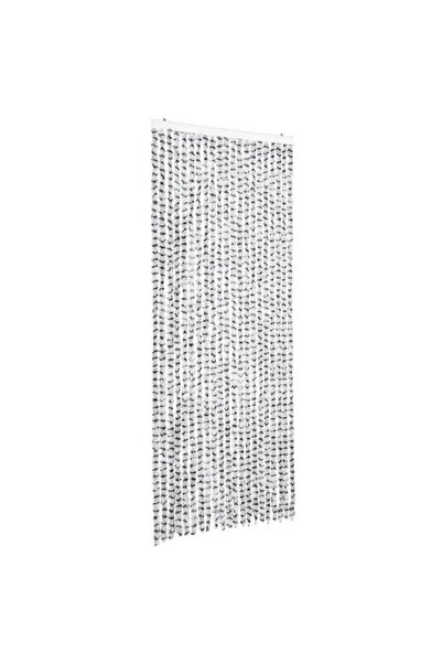 vidaxl Perdea anti-insecte, gri deschis și gri închis 90 x 220 cm șenilă