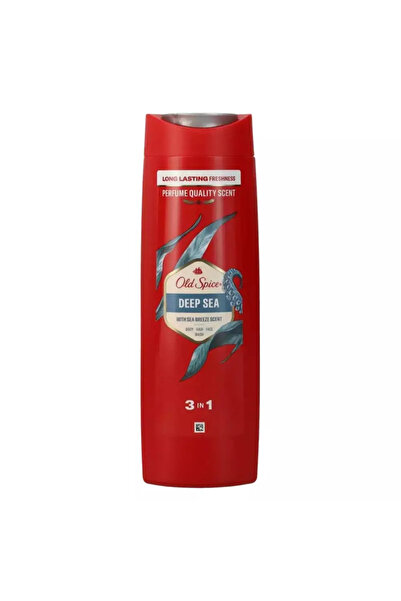 Old Spice Deep Sea 3 in 1 Hair, Face And Body Wash With Sea Breeze Scent- 400ml