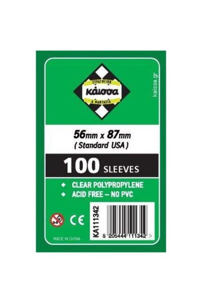 Kaissa Θήκες επιτραπέζιων παιχνιδιών 56x87 χιλιοστά 100 τεμάχια (Αμερικανικό ...