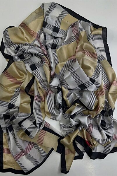 shalya scrafs Plaid Striped Voile Silk Shawl Accessory Shoulder Shawl Foulard