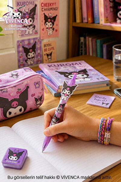 kuromi New Season Licensed Shinny Versatil Tip Pen 0.7 mm with Vivenca
