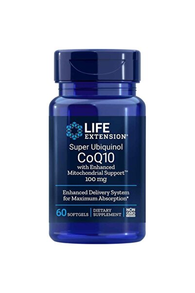 Life Extension Super Ubiquinol Coq10 100 Mg With Enhanced Mitochondrial Support