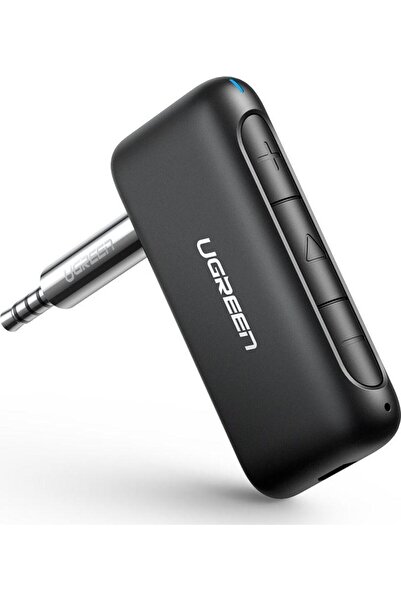 Ugreen CM276 Bluetooth 5.0 3.5mm Mini Jack Adapter, Plug & Play, Black