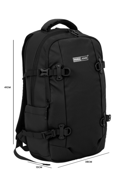 PARAJOHN Para John Trekcore 19 Inch Polyester Laptop Backpack with Trolley Sl...