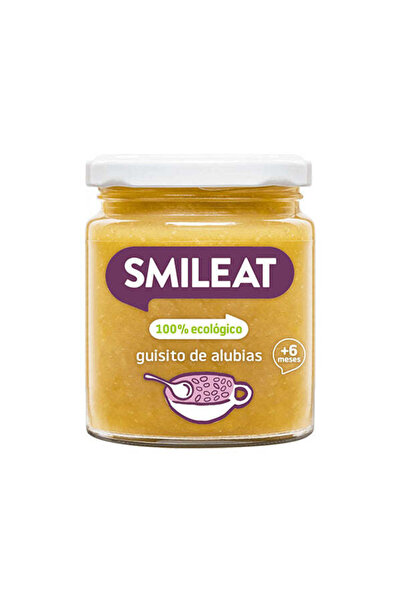 Smileat Piure de legume cu fasole alba, vitel si ulei masline 230g, +6 luni,