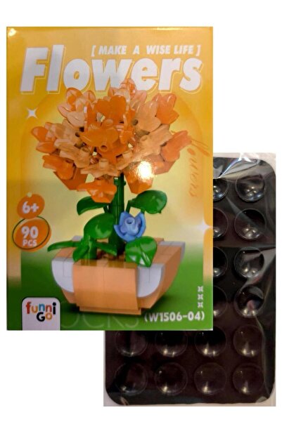 ORİJİNAL FLOWERS ÇİÇEK LEGO+TELEFON TUTUCU SET-1