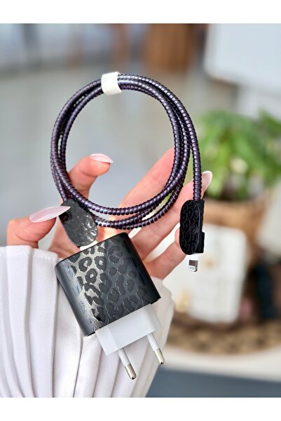 Go Aksesuar iPhone 18/20/25 W Şarj Cihazı Uyumlu 5 Parça Şarj Koruma Seti Kal...