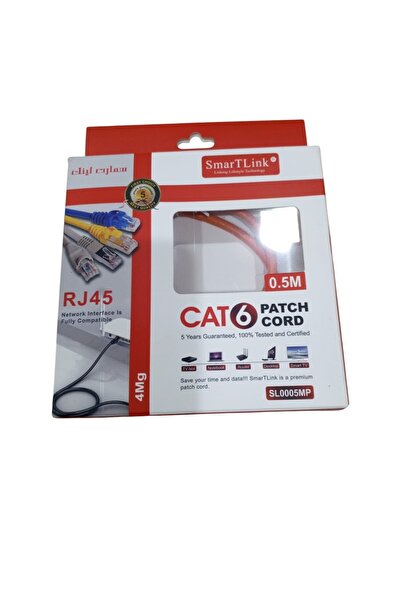 Smartlink SL0005MP CAT6 Patch Cord 0.5M RJ45 Ethernet Cable UTP 1Gbps 250MHz