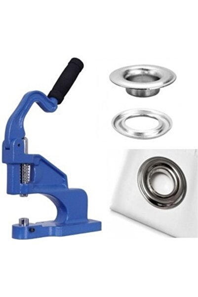 ABK PLASTİK Branda Kenarı Orta Boy Çıtçıt Metal Kuş Gözü Tulumba El Presi Kuş...