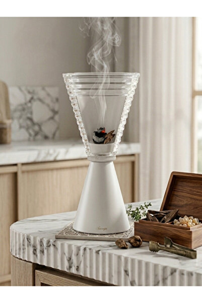 Mony moon Modern Luxury Acrylic Geometric Transparent Design Cone Base Charco...