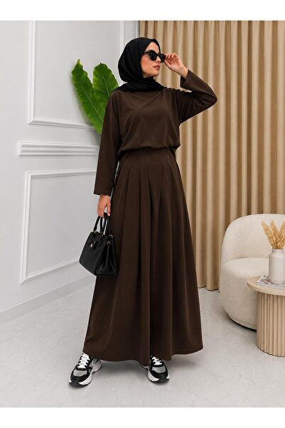 Avakado Hijab Top and Bottom Lady Set