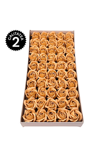 AFO Set 50 Trandafiri Sapun Parfumati Calitatea II Nude Latte
