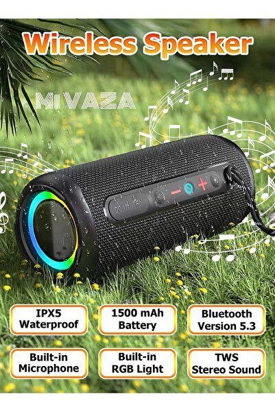 GULF GALLERY Mi VAZA Wireless Bluetooth Speaker - Portable Mini Speaker With ...