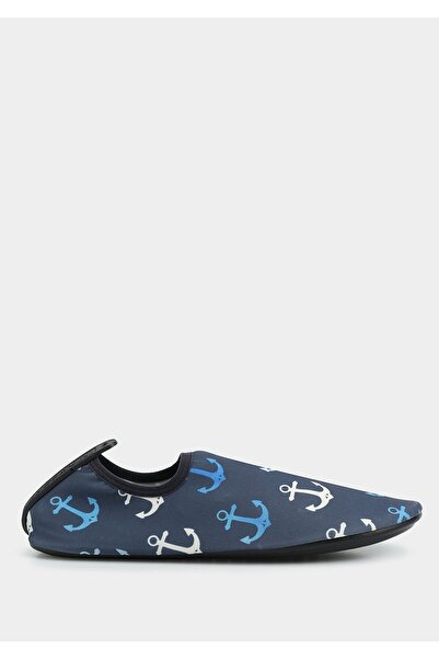 Peluche Navy Blue Men's Beach Slippers