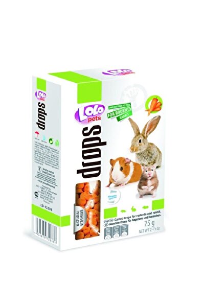 Lolo Pets Carrot Drops Λιχουδιές 75g