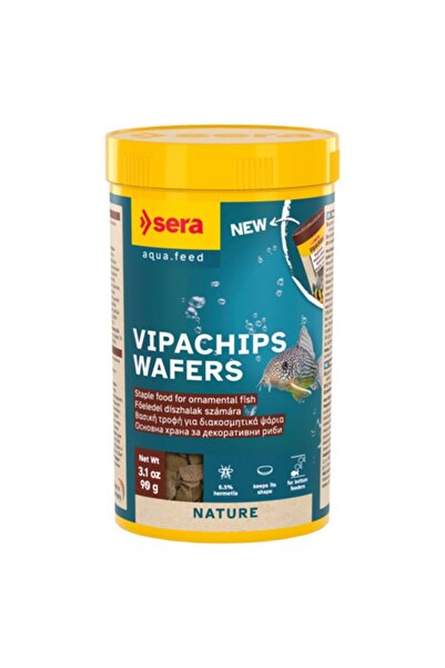 SERA Vipachips Τροφή για Ψάρια Βυθού σε Ταμπλέτες με Σπιρουλίνα 90gr