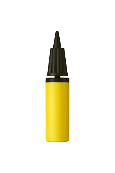 DAMUR Pompă manuală pentru umflat baloane, din plastic, 27 x 4,5 cm, galbenă