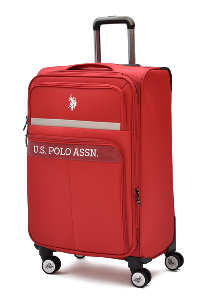 U.S. Polo Assn. Orta Boy Kumaş Valiz – Geniş Hacimli Körüklü, Ultra Hafif, 8 ...